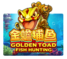 fish hunting golden toad